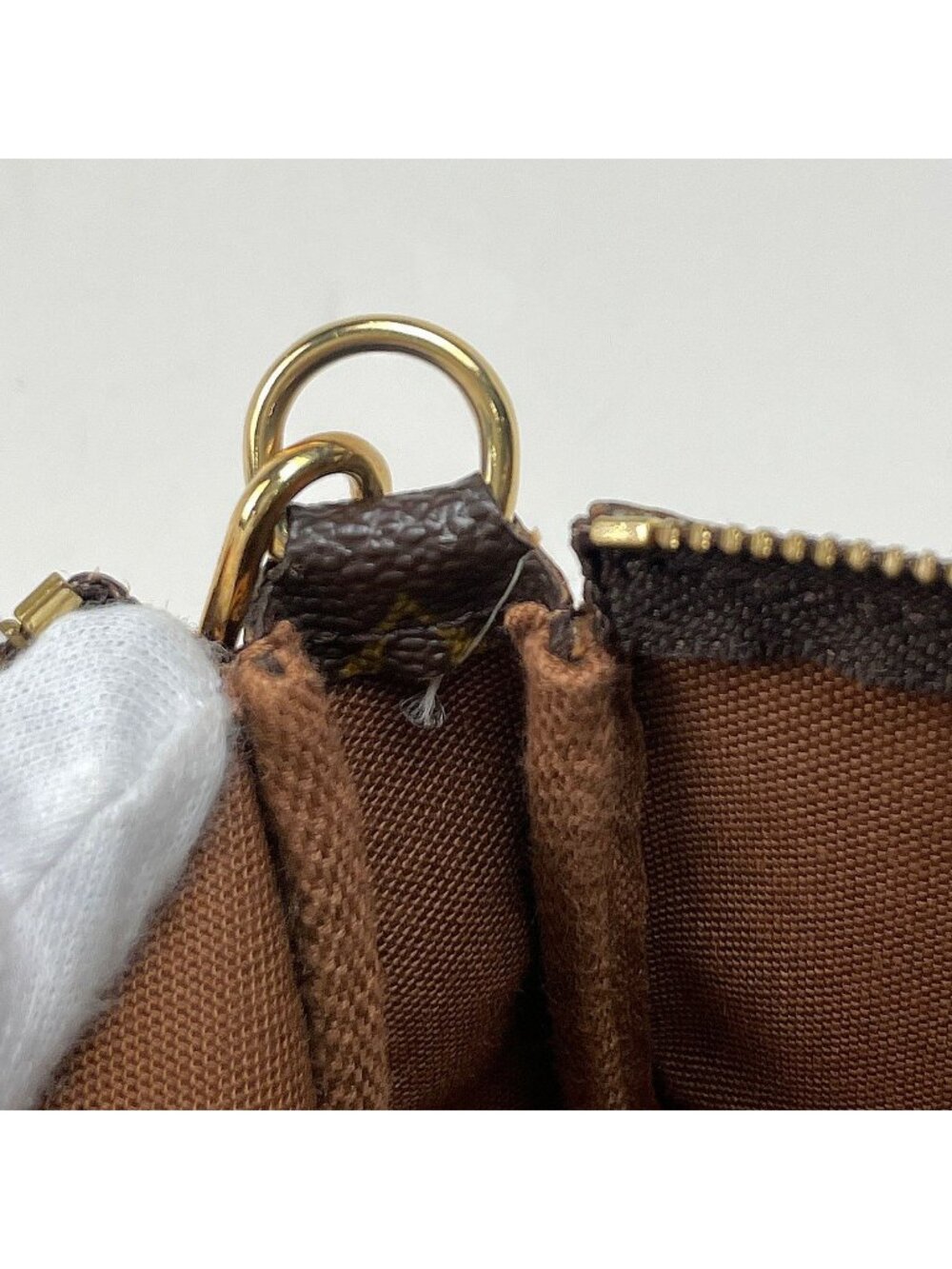 Louis Vuitton Pochette Makeup Cosmetics Pouch Monogram Brown - Picture 7 of 9